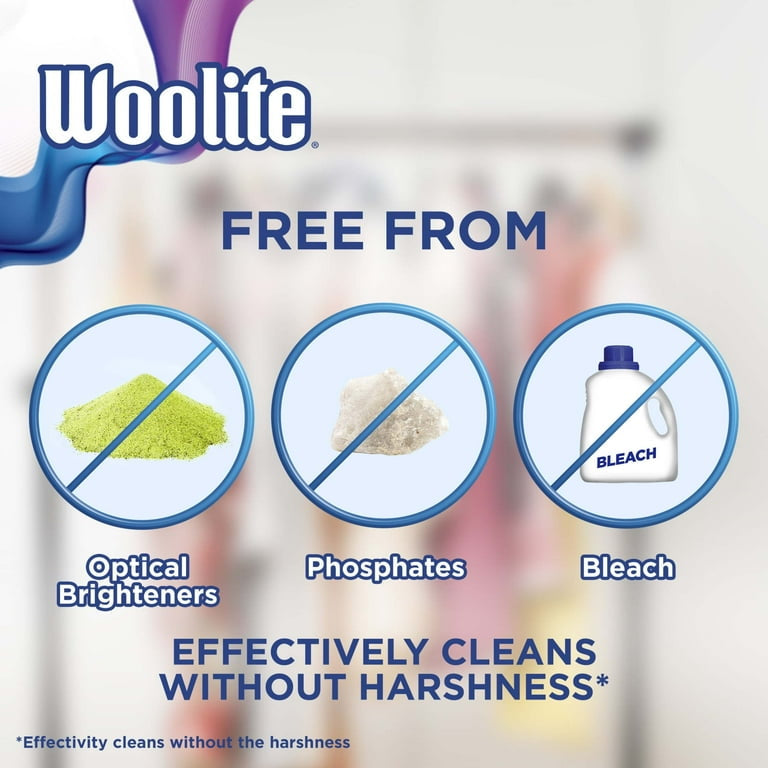 Woolite Darks Defense Liquid Laundry Detergent – Protects Dark Clothes from Fading, 66 Loads, 100oz