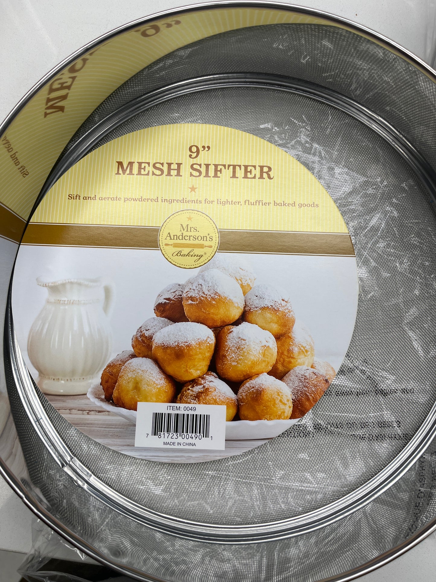 9" S.S Mesh Sifter #0049