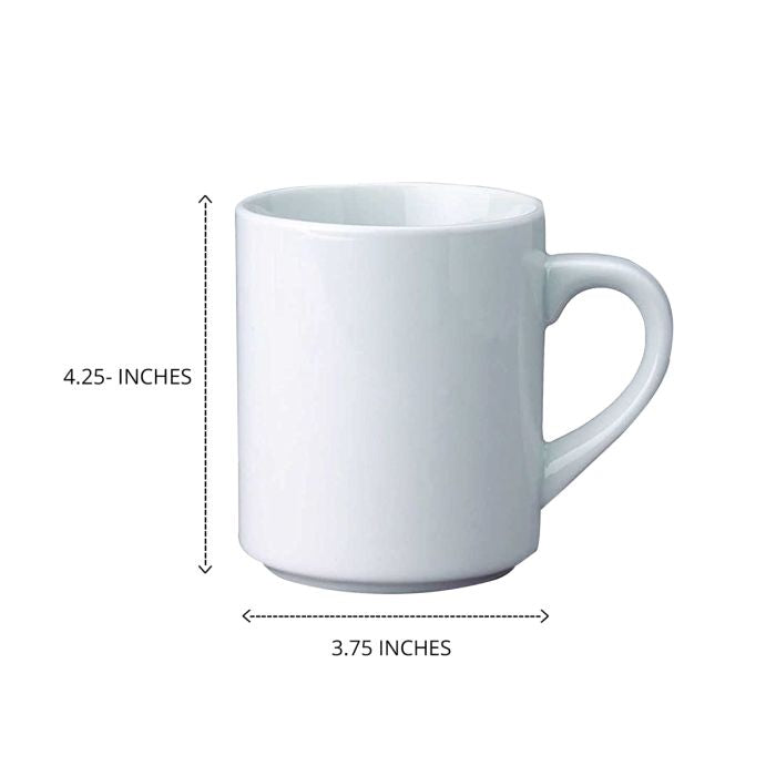 HIC Kitchen Porcelain Mug, 10oz
