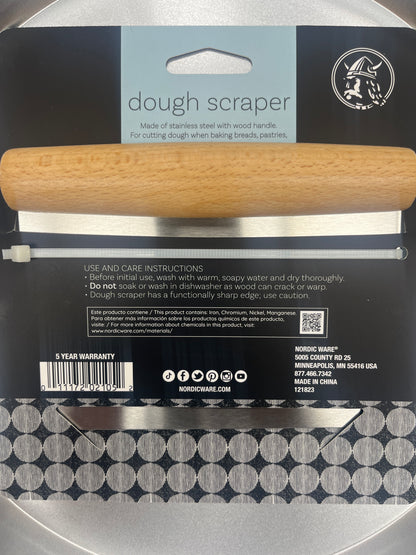 Artisan dough scraper