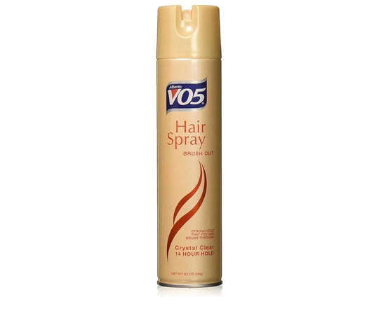 Alberto VO5 Hair Spray - 8.5 Oz - Brush Out - Strong Hold That You Can Brush Through - Locks Styles iN Place Yet Stays Soft and Brushable (Model: