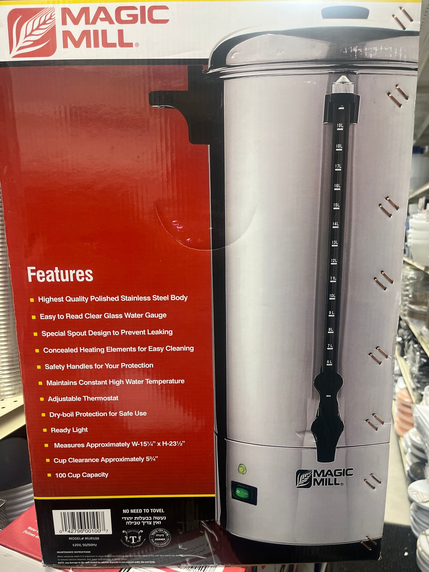 Magic Mill 100 Cup Hot water Urn