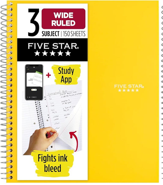 FIVE STAR Wide Ruled notebook