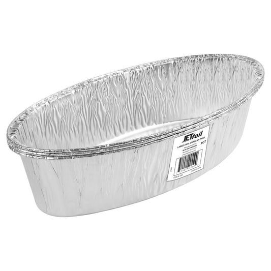 Oval L – Challah Aluminum Pans (3 Count)