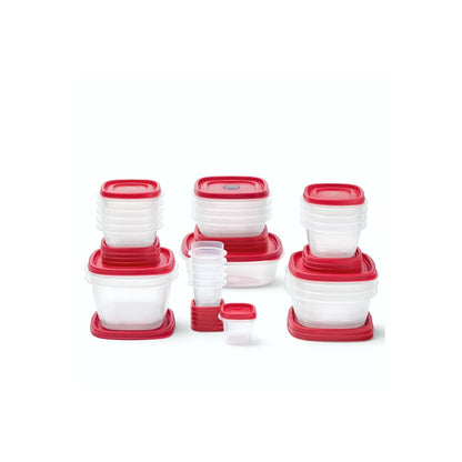 Rubbermaid plastic containers, easy, fine lids