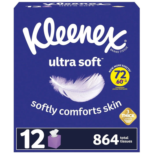 Kleenex boutique 12 cube boxes
