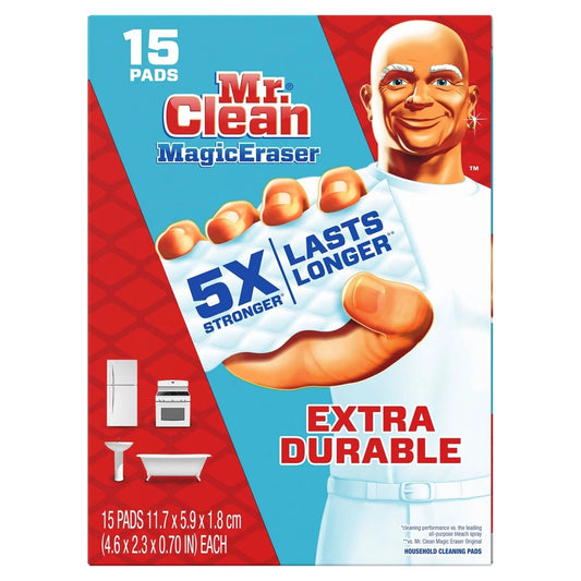 Mr. clean magic eraser, 15 pads