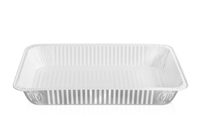 Aluminum pans Full size with parchment paper built-in 5 pack
