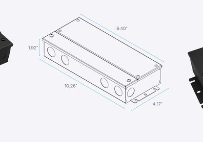 LR36167 150W ELECTRONIC CONSTANT VOLTAGE 5 IN 1 DIMMABLE DRIVER