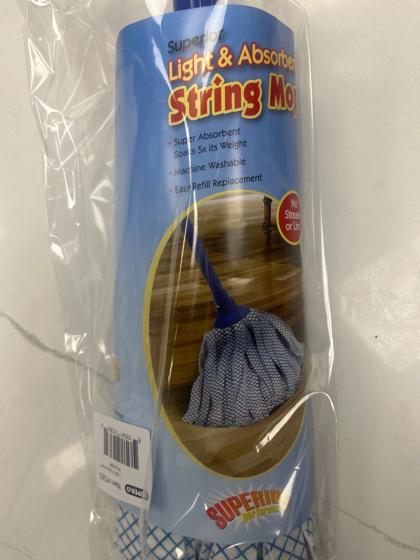 Light absorbent string mop refill