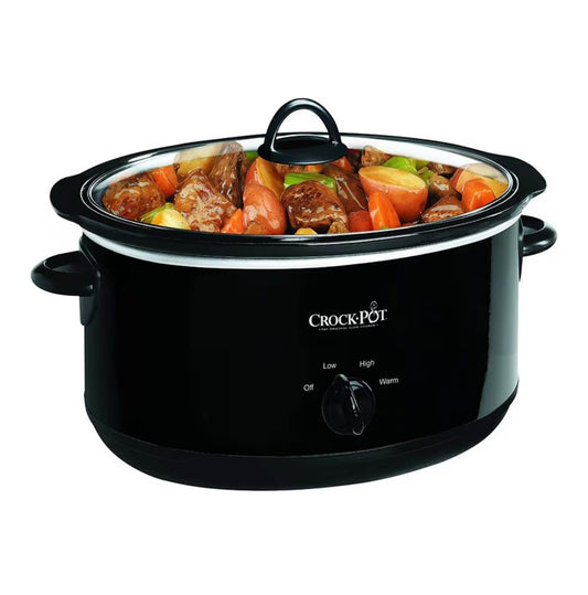 Crockpot Manual 8-Quart Slow Cooker Black