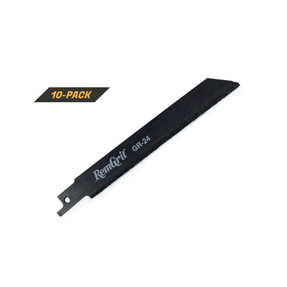 6" RemGrit® Carbide Grit Reciprocating Saw Blade (10 pack) ￼