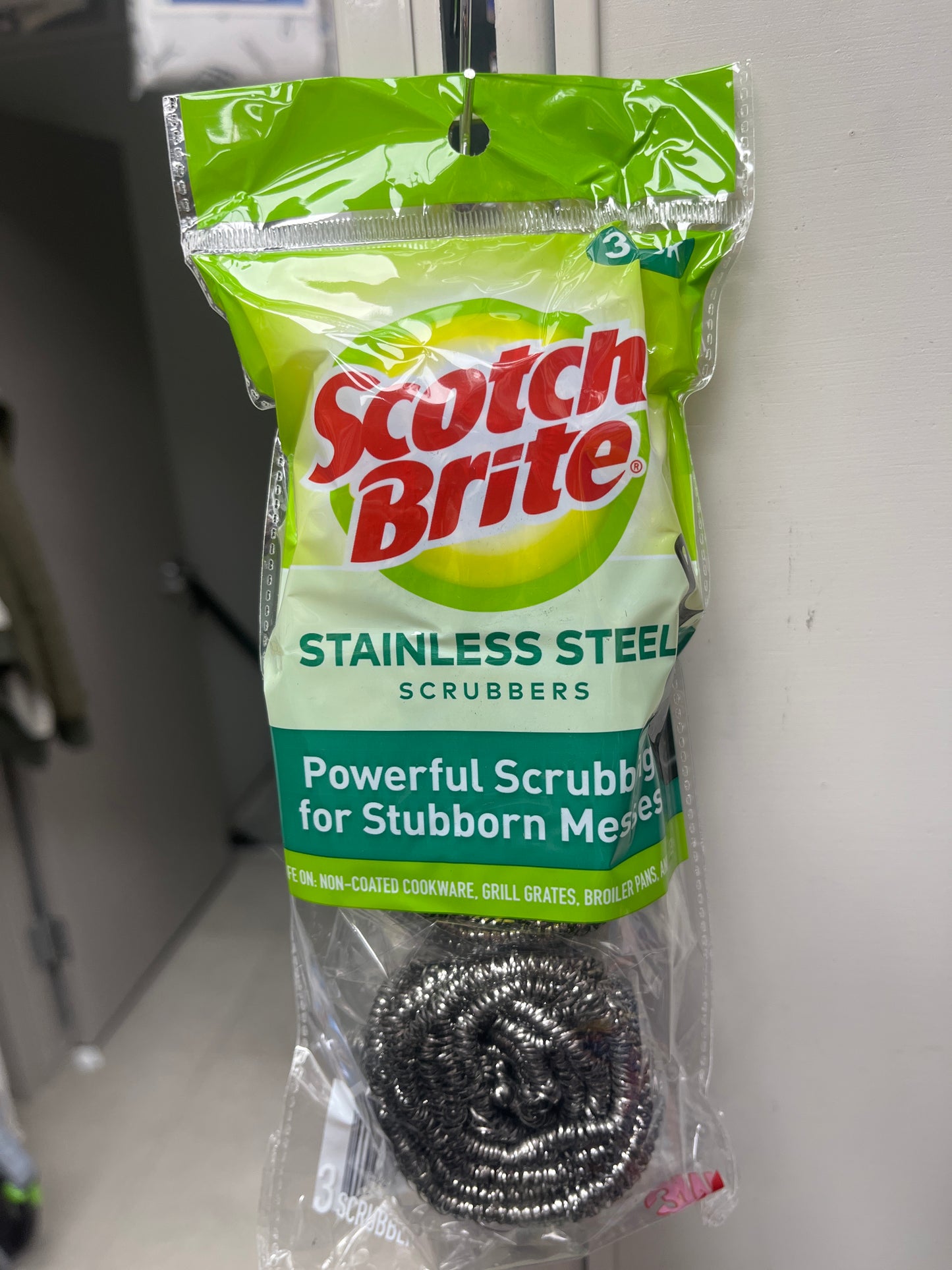 Scotch Brite stainless steel scrubbing pads