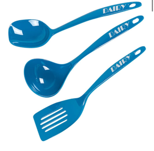 3pc Melamine Utensil Set Dairy