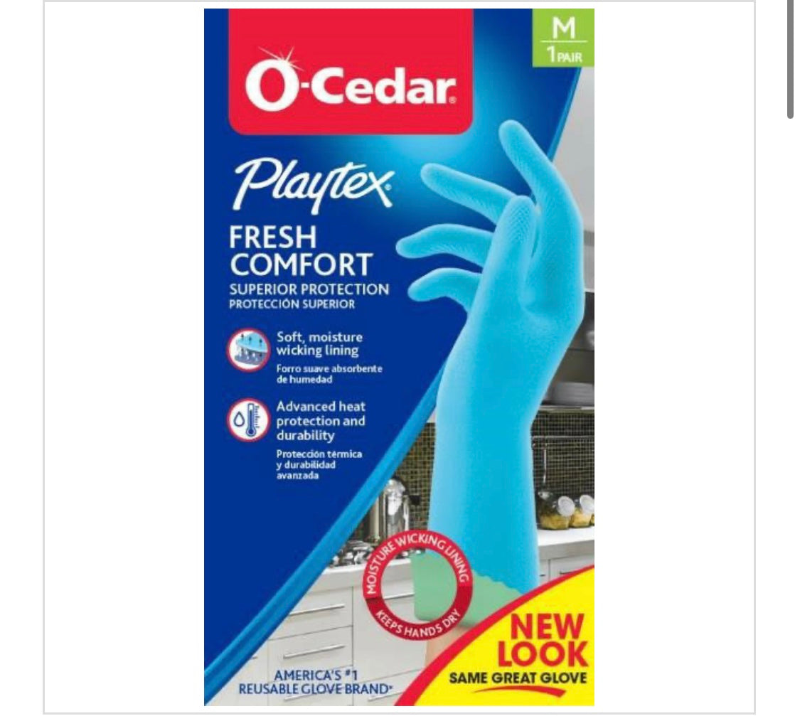 PLAYTEX FRESH COMFORT GLOVES MEDIUM