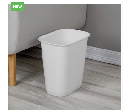Sterilite 3 gallon wastebasket white