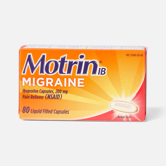Motrin migraine 80 capsules