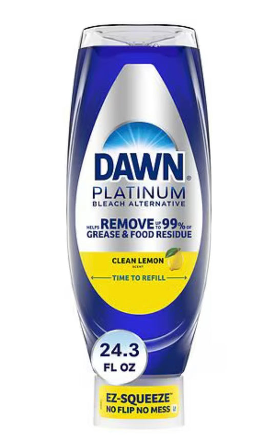 Dawn, platinum easy squeeze 24oz￼