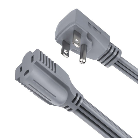 9 FT Appliance Extension Cord, 14-3 SPT, Grey