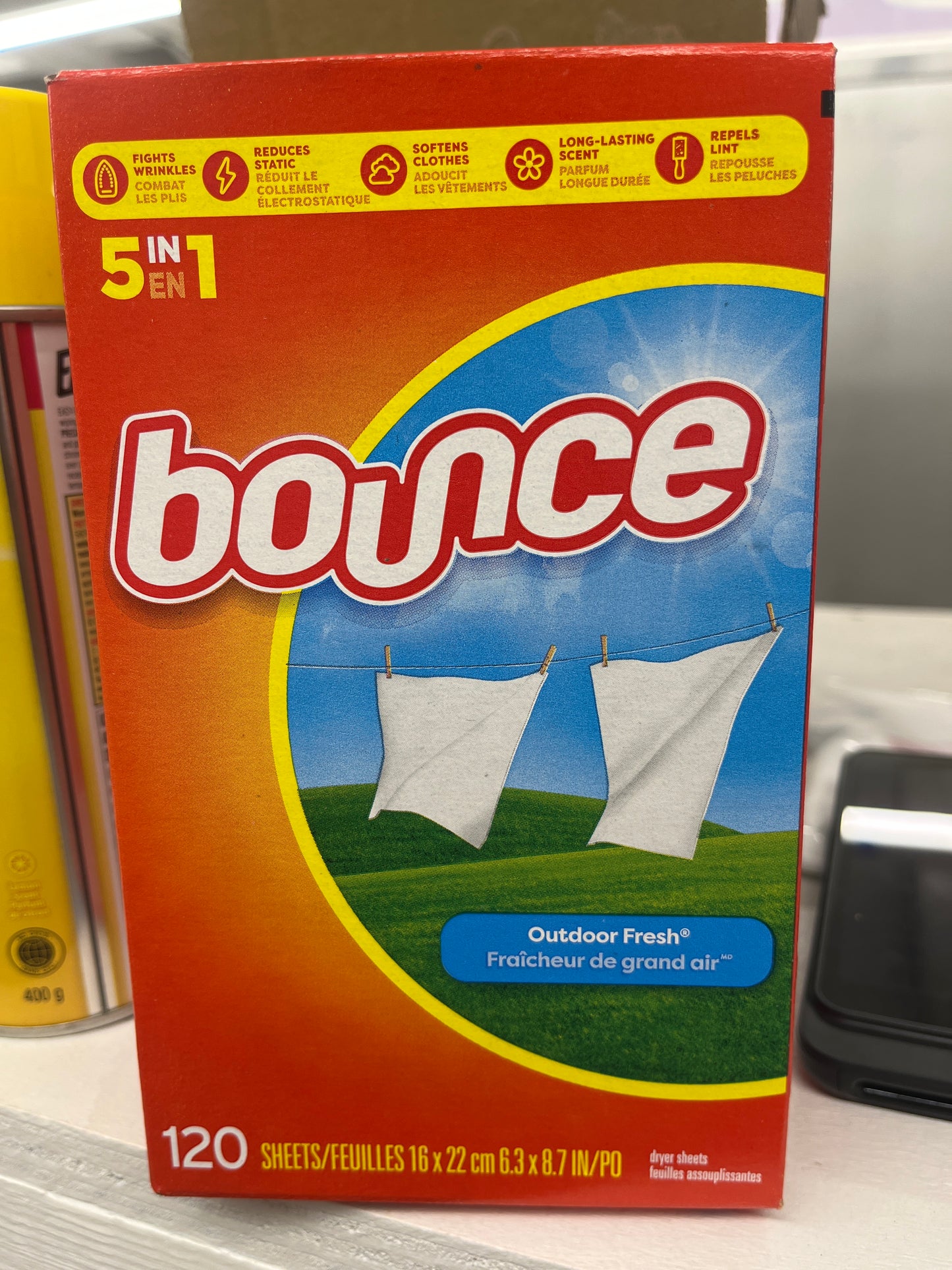 Bounce Dryer Shee 120Sheets