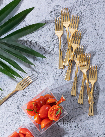 MiniWare 4″ Gold Forks