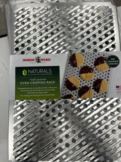 Oven crisping rack