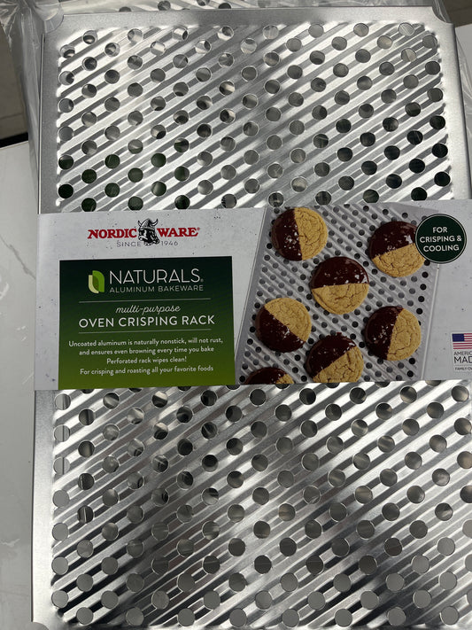 Oven crisping rack