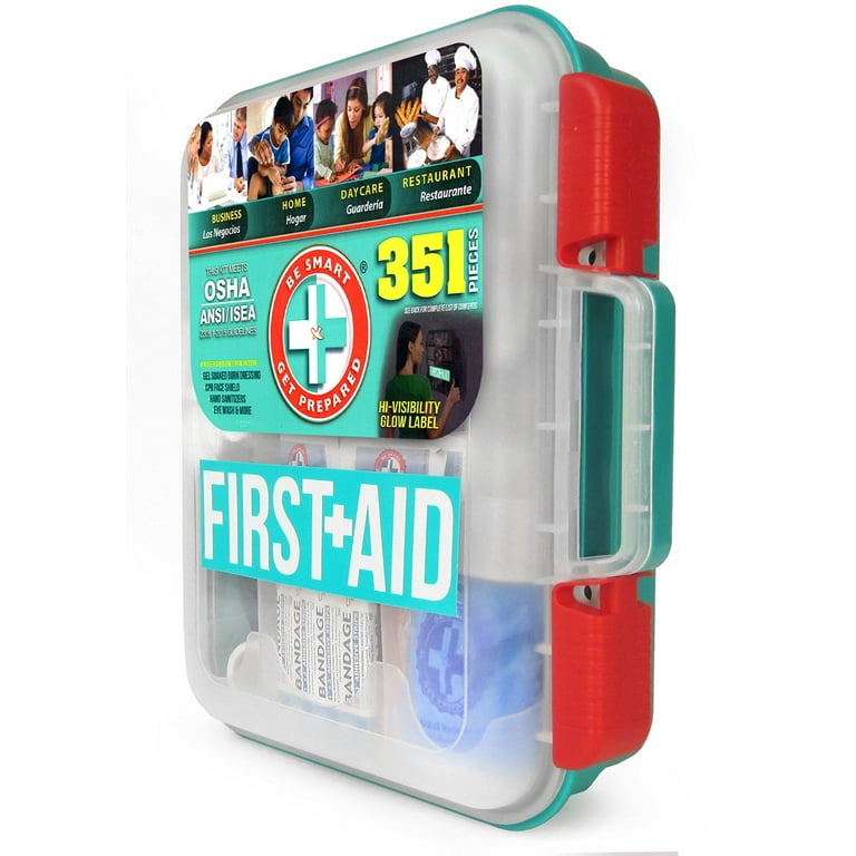 Be Smart Get Prepared 351 Piece First Aid Kit