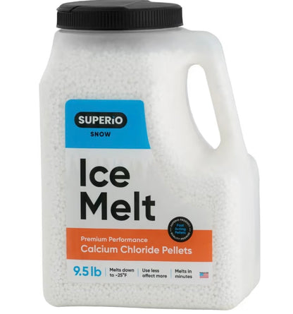 Calcium chloride ice melt Prestone Driveway 9.5LB Jugs