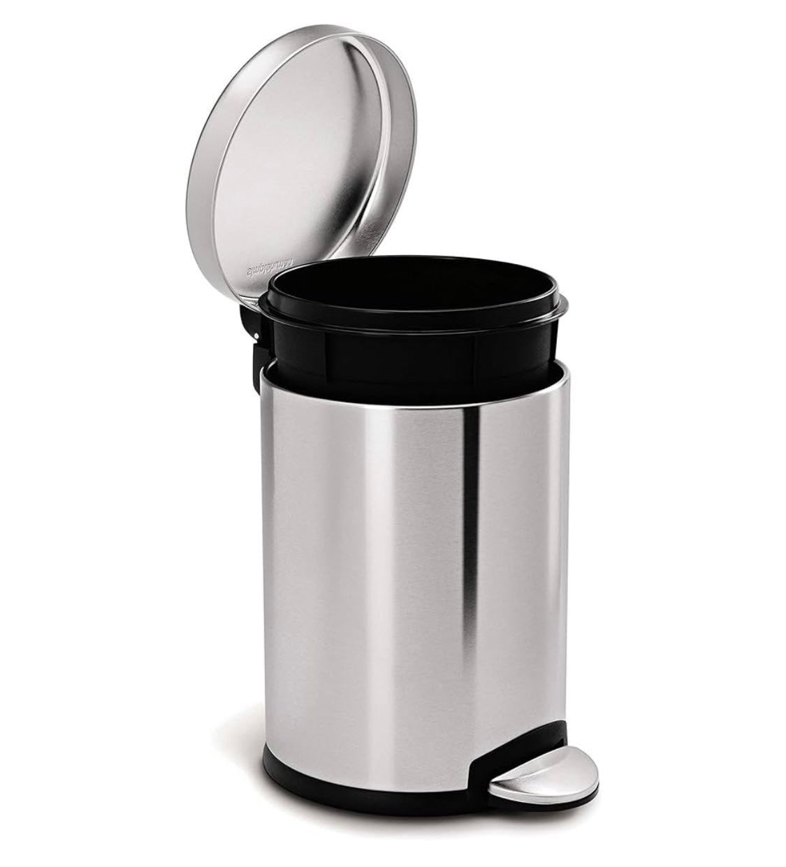 Stainless steel 12 Liter heavy duty garbage can ￼