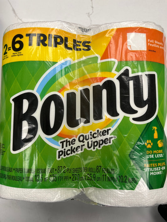 Bounty full sheet 2=6 triple roll