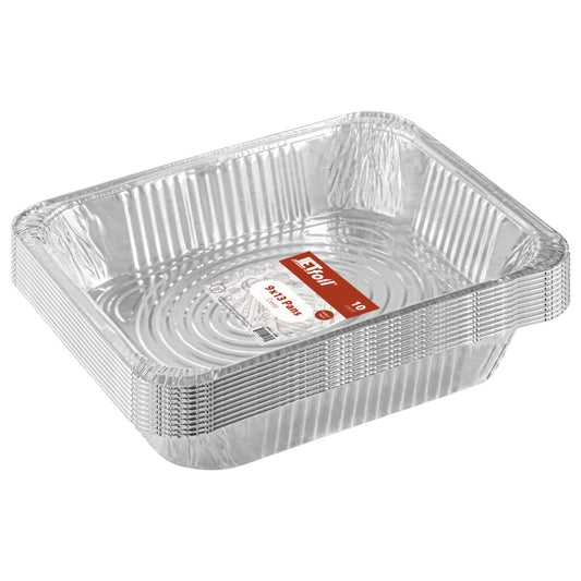 9x13 Heavy Duty Aluminum Pans (10 Count)