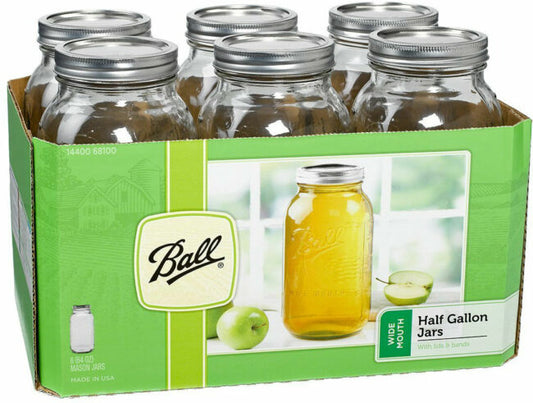 MASON JAR WIDE MOUTH – 64 oz