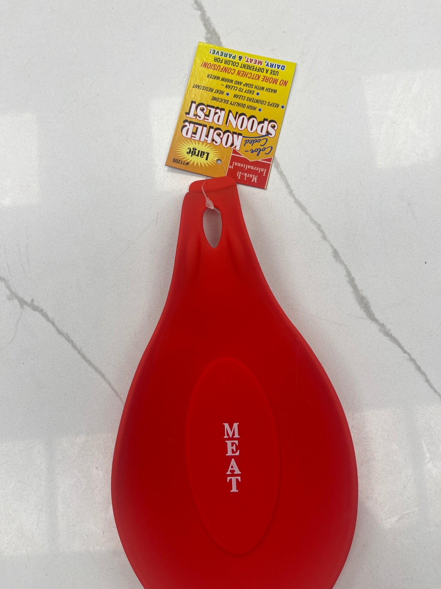 Silicone Spoon Rest red blue green separate