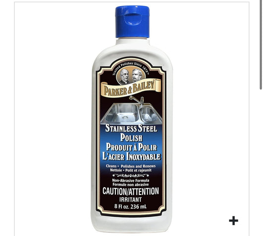 PARKER & BAILEY STAINLESS STEEL POLISH 8oz