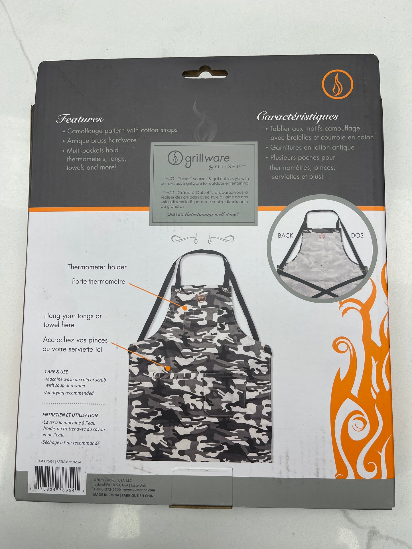 Camouflage grillers apron
