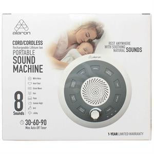 Alaron Portable sound machine cord/cordless (gray)
