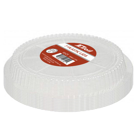 Plastic Lids 9″ Round (10 Count)