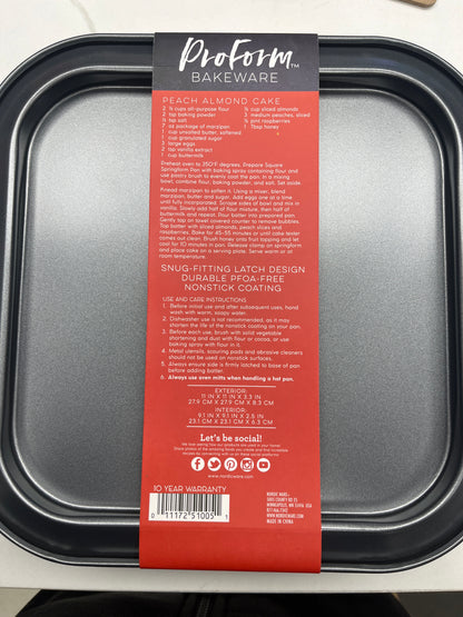 Square springform pan