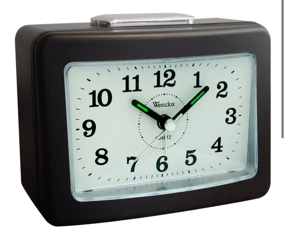 Westclox alarm clock Bell Ringer Battery powered ￼