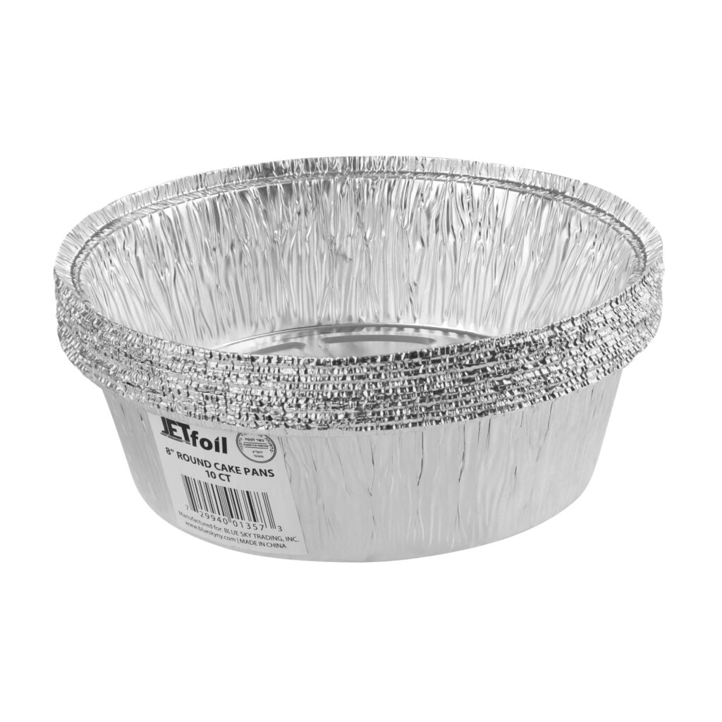 Round 8″ Deep Aluminum Pans