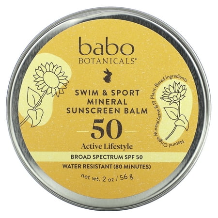 Babo sunscreen, sport mineral Balm
