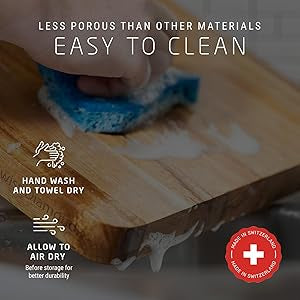 Swiss Diamond, Long Grain Acacia Wood Cutting Board, Heavy Duty Wooden Cutting Board for Charcuterie, Fruits & More, Supports Knife Sharpness and Cleanliness, 60 x 40 cm