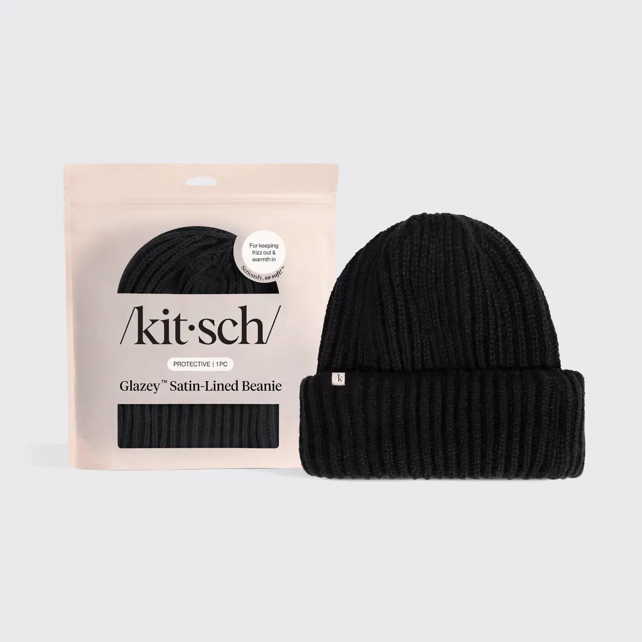 Kit.sch/ glaze satin lined beanie