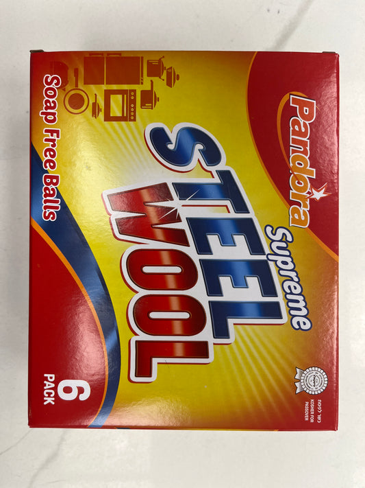 Pandora supreme steel wool 6 pack soapfree ￼