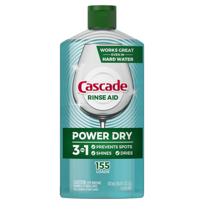 Cascade Power Dry Dishwasher Rinse Aid - 16oz