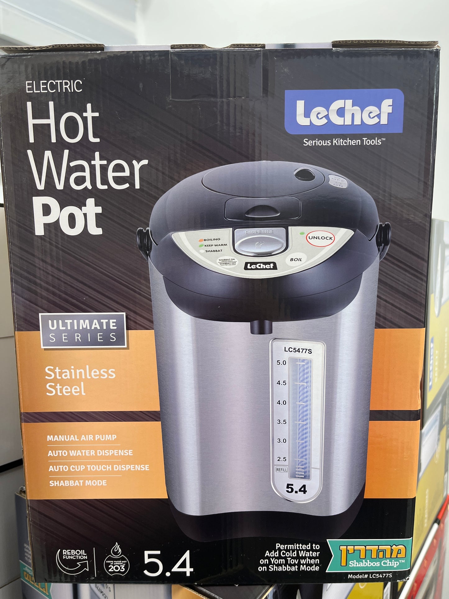 Le'chef Electric Hot Water Pot 5.4 QT
