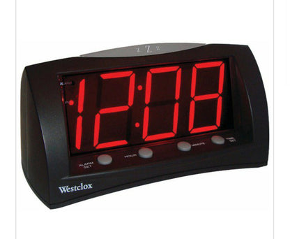 WESTCLOX extra large alarm clock 1.8” plug in ￼