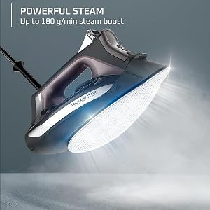 Rowenta Access Steam Iron, Clothes Iron with Steamer, Vertical Steaming, Maximum Steam Distribution, Anti-Drip Protection, Cinamon