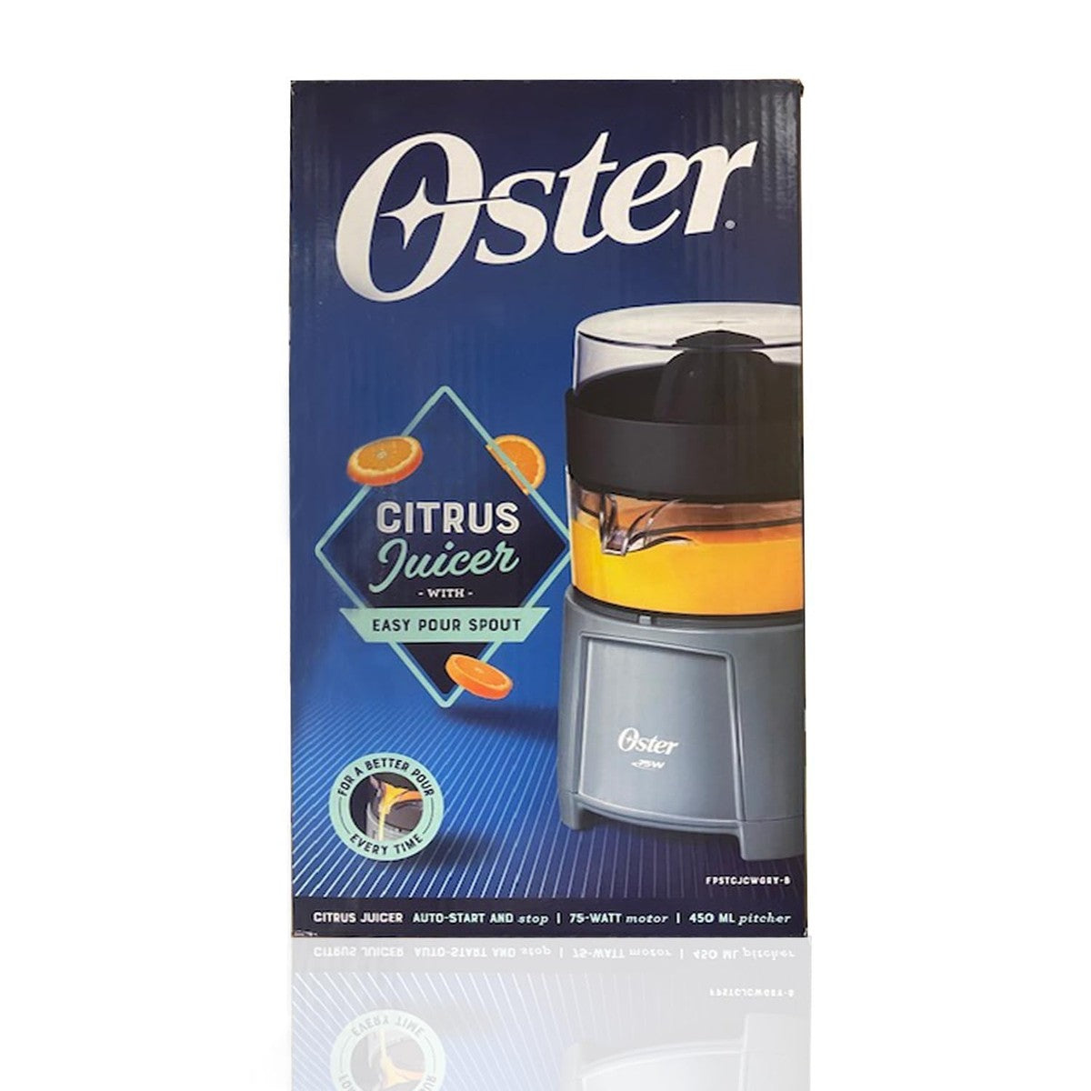 Oster Electric Citrus Juicer, High-Performance Silver 75 Watt Motor Electric ...